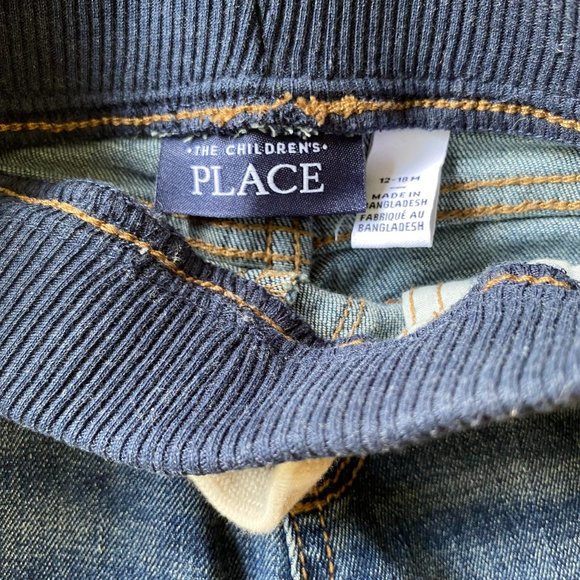 The Children's Place Denim Shorts 12-18 months - Picture 3 of 3